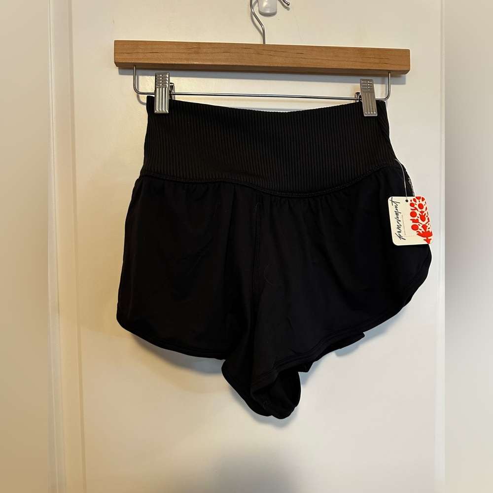 Women's Black Active Shorts